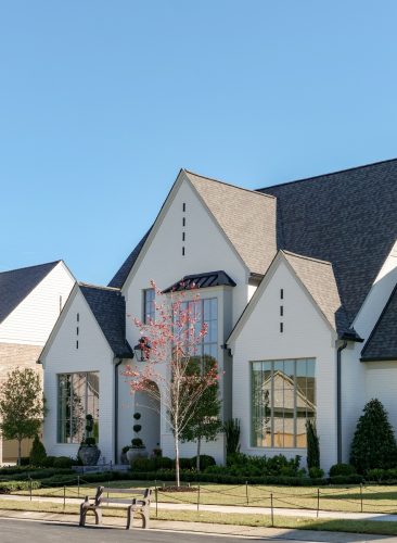 Murphy Custom Homes modern Tudor home in Collierville, TN.