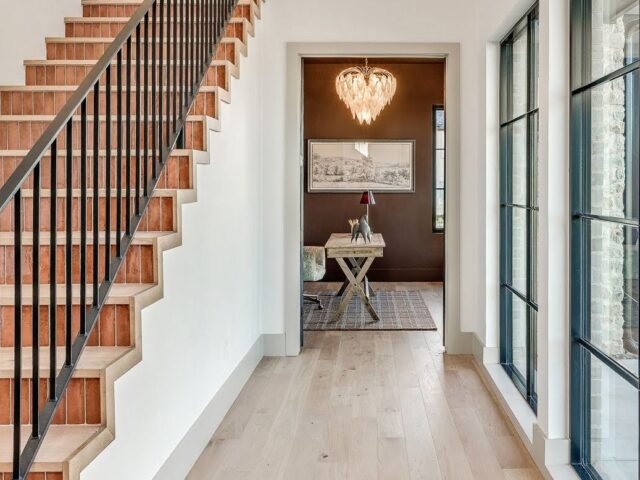 Bold Colors Meet Light White Oak in This Oklahoma City Home