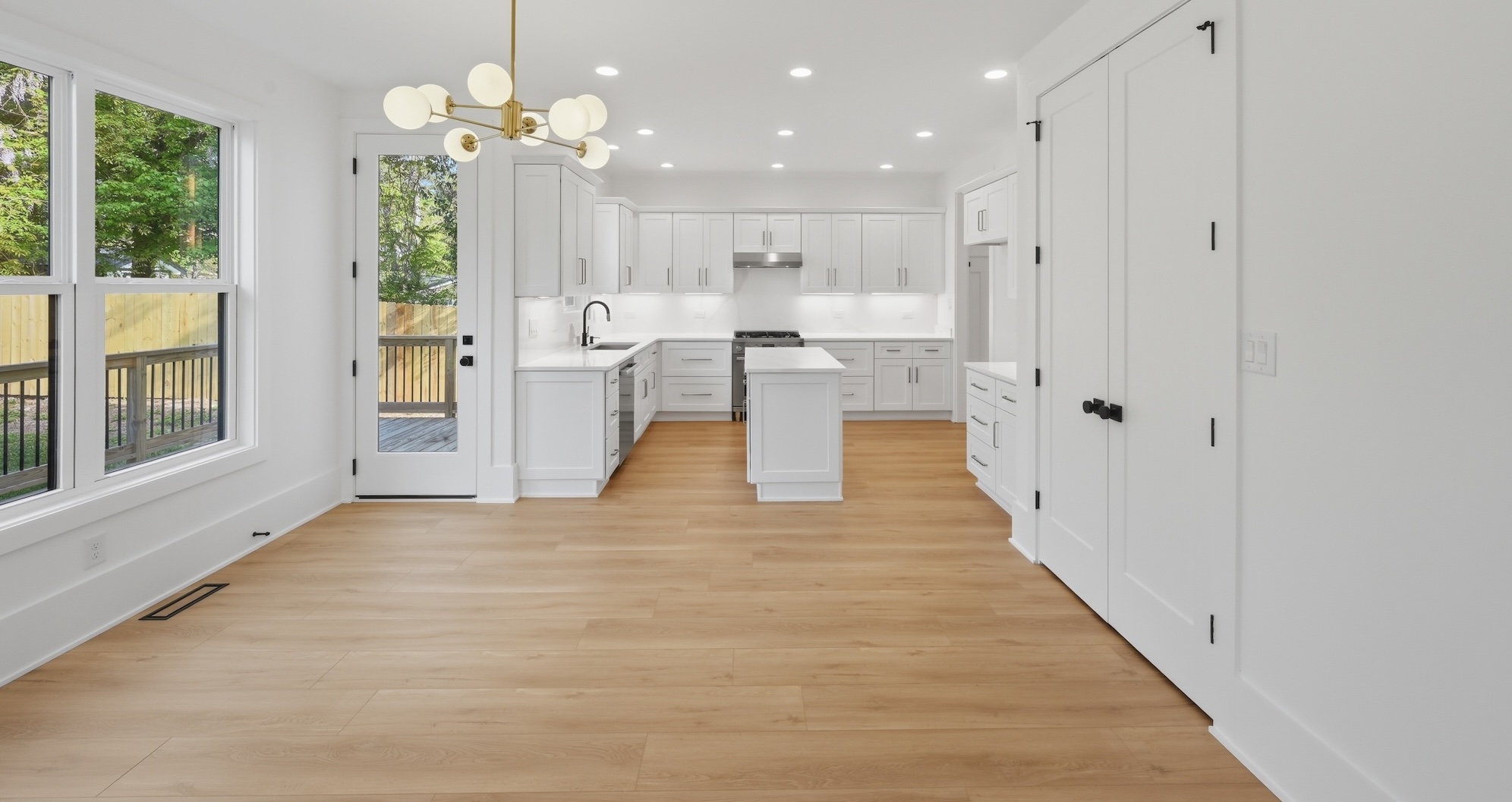 Retrospect Lily Pond 8 Retrospect Lily Pond Flooring in a Modern Raleigh, NC Home