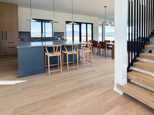 Elevated Architecture and Euro White Oak in Bozeman Parade of Homes